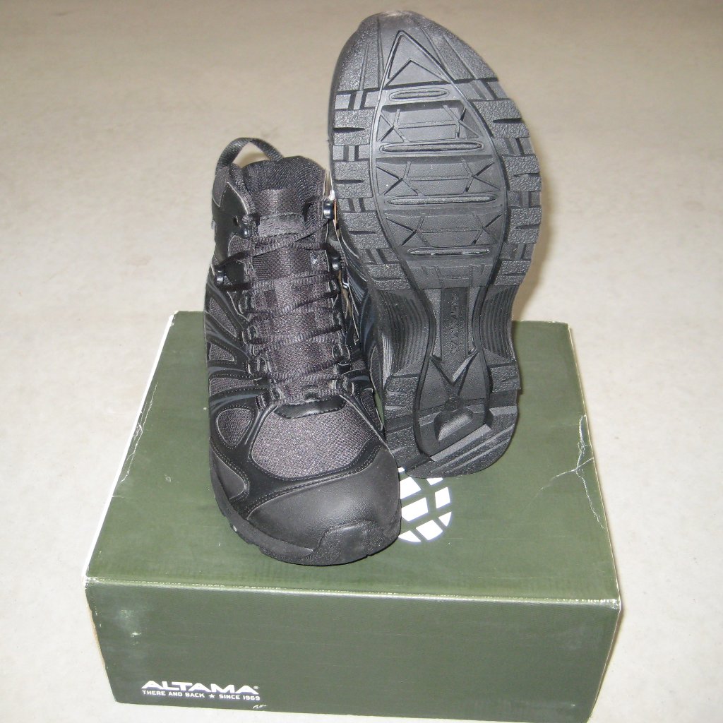 Altama Aboottabad Trail Mid Black Size 9.5 Wide